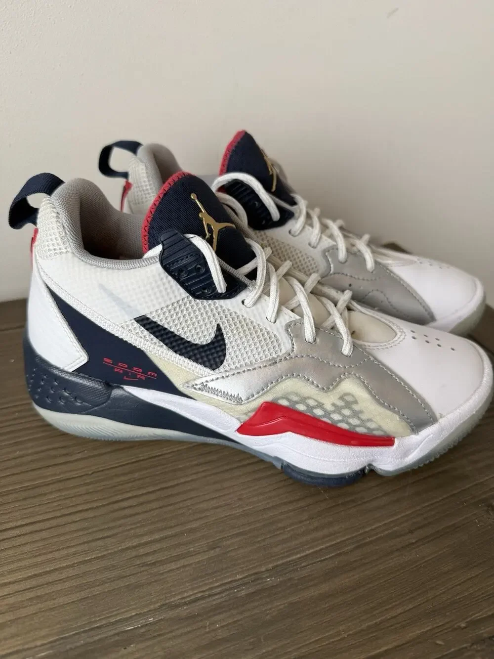 Nike Jordan Zoom '92 Olympics Men's Youth Sz 5 Shoes Red Black White Basketball